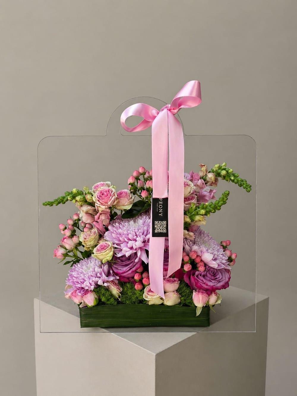 Pink Bag Flower